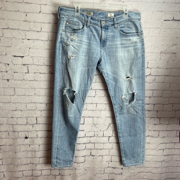 Adriano Goldschmied denim jeans the Nikki ankle relaxed skinny ankle size 32R - Picture 1 of 8